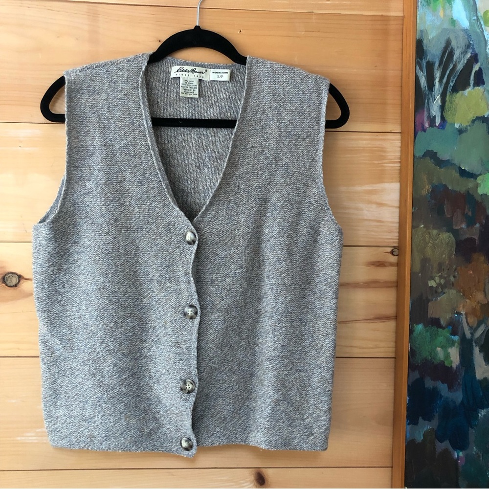 Eddie Bauer Wool Sweater Vest